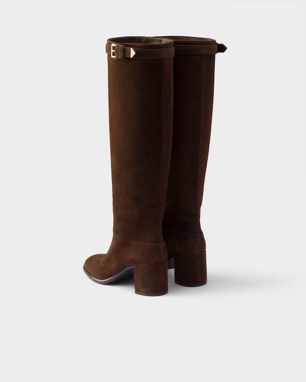 Suede boots - Dark Brown Suede boots - Dark Brown