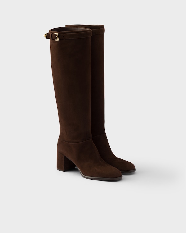 Suede boots - Dark Brown Suede boots - Dark Brown