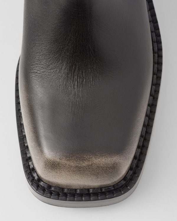 가죽 부츠 가죽 부츠