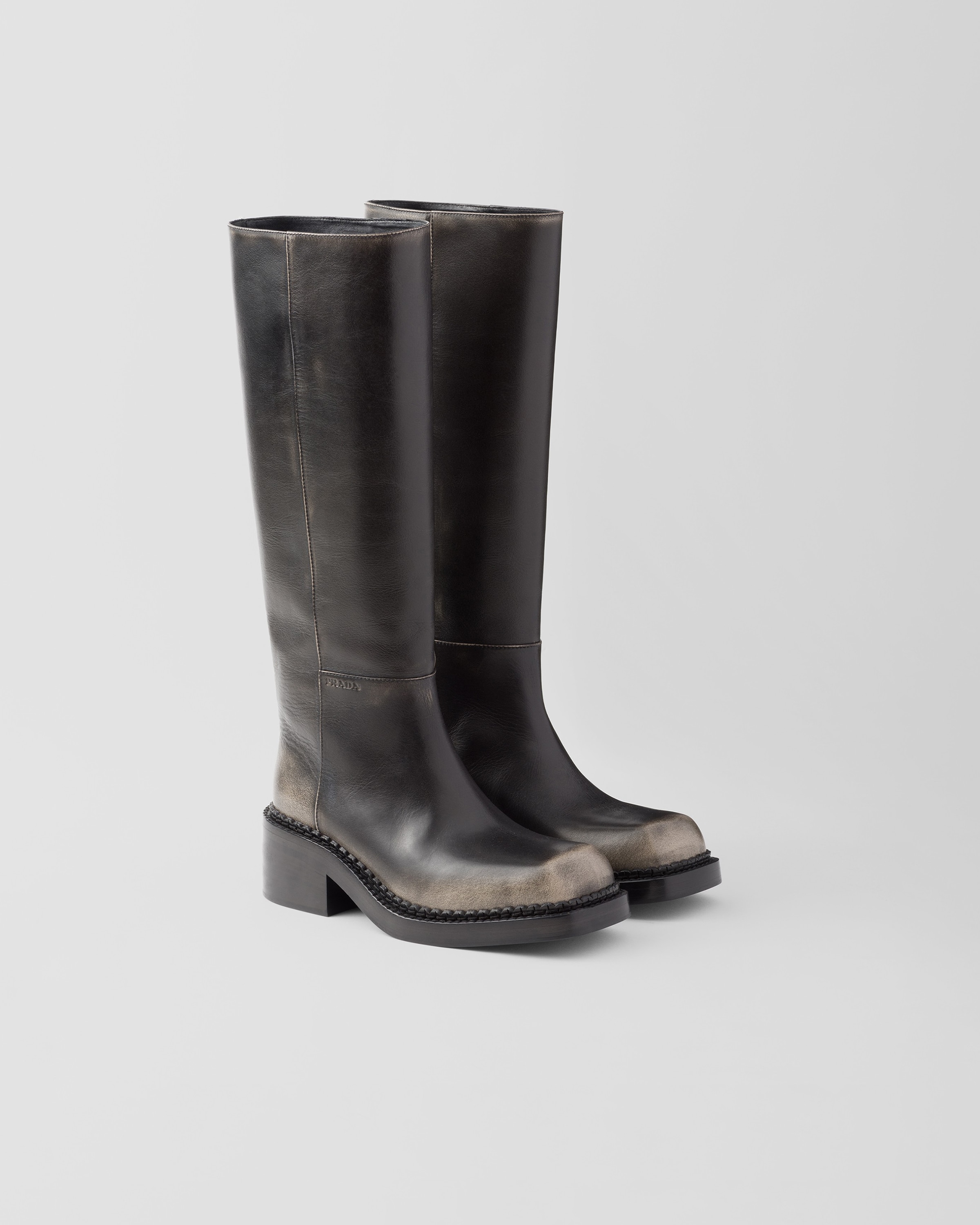 Prada lug sole boots on sale