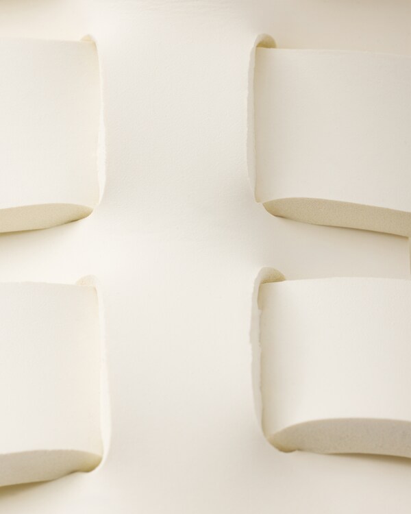 Rubber platform sandals - Ivory Rubber platform sandals - Ivory