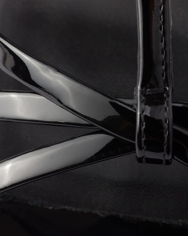 Patent leather sandals - Black Patent leather sandals - Black