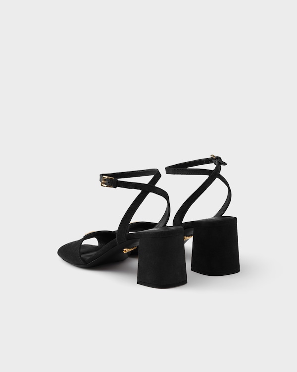 Suede sandals - Black Suede sandals - Black