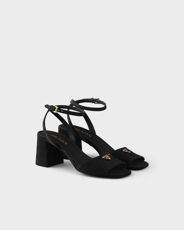 Suede sandals - Black Suede sandals - Black
