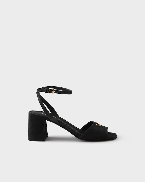 Suede sandals - Black Suede sandals - Black