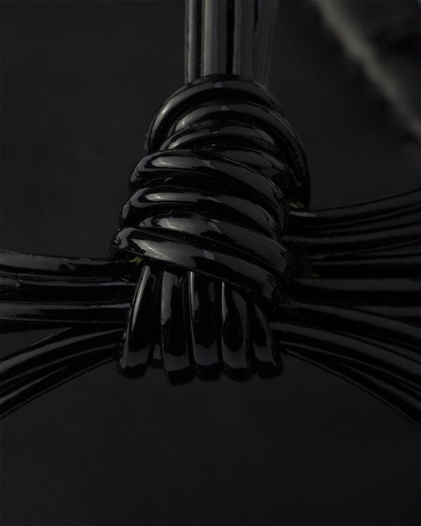 Sandales en cuir verni - Noir Sandales en cuir verni - Noir