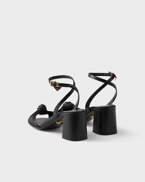 Leather sandals - Black Leather sandals - Black