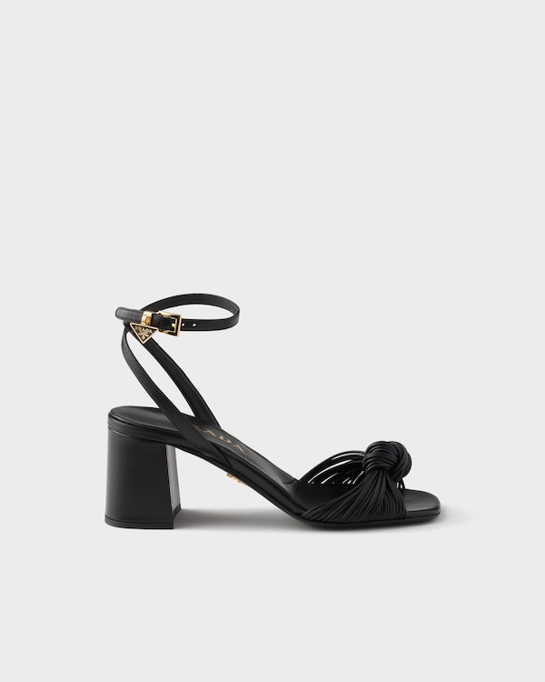 Leather sandals - Black Leather sandals - Black
