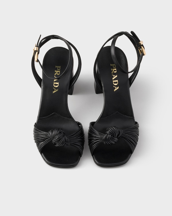 Leather sandals - Black Leather sandals - Black