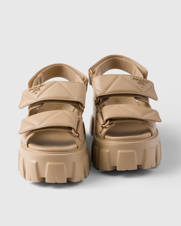 Monolith nappa leather sandals Monolith nappa leather sandals