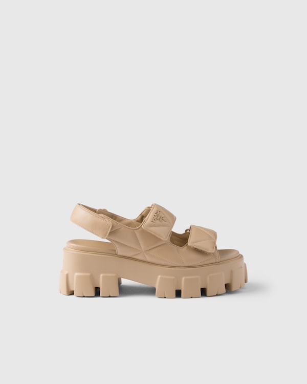 Monolith nappa leather sandals Monolith nappa leather sandals