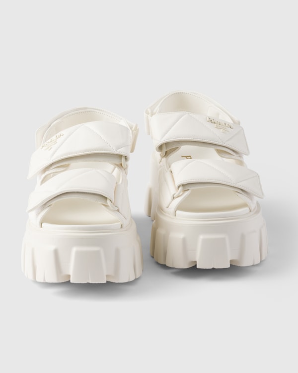 Monolith nappa leather sandals Monolith nappa leather sandals