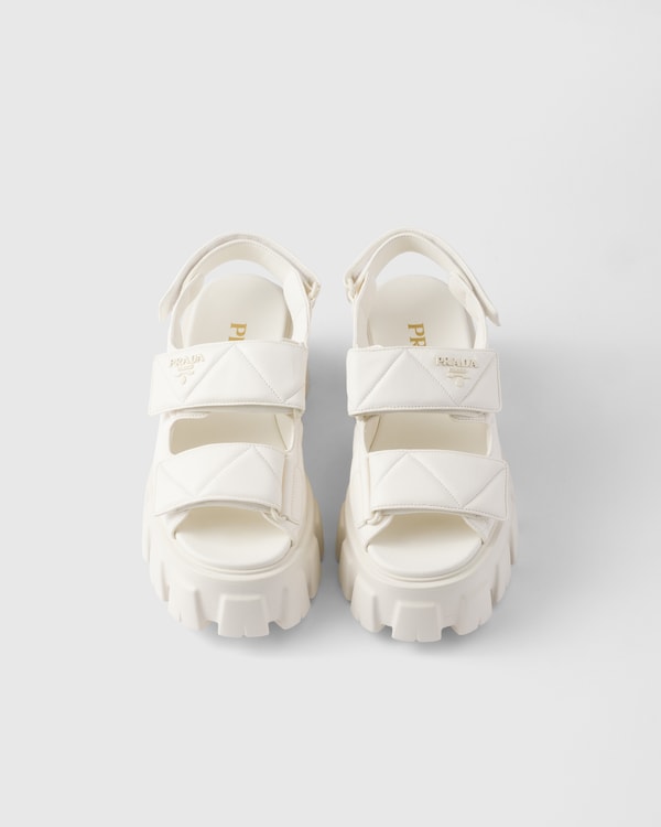 Monolith nappa leather sandals Monolith nappa leather sandals