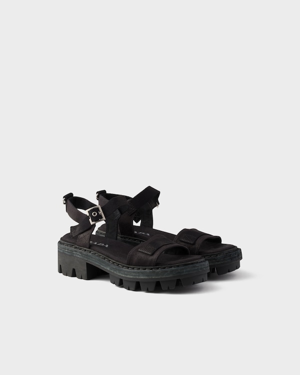 Canvas sandals - Black Canvas sandals - Black