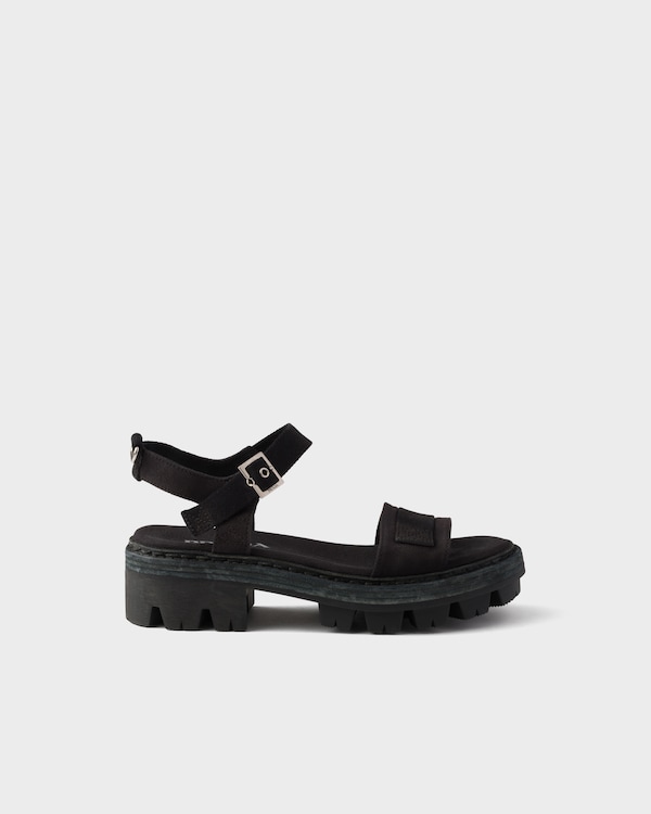 Canvas sandals - Black Canvas sandals - Black