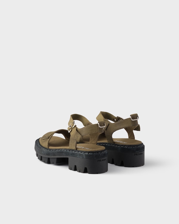 Canvas sandals - Military Green Canvas sandals - Military Green