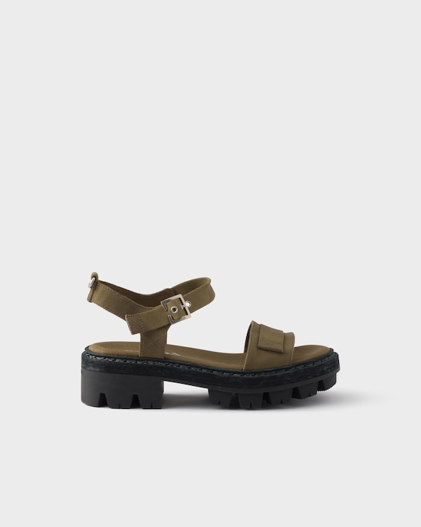 Canvas sandals - Military Green Canvas sandals - Military Green