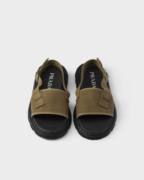 Canvas sandals - Military Green Canvas sandals - Military Green