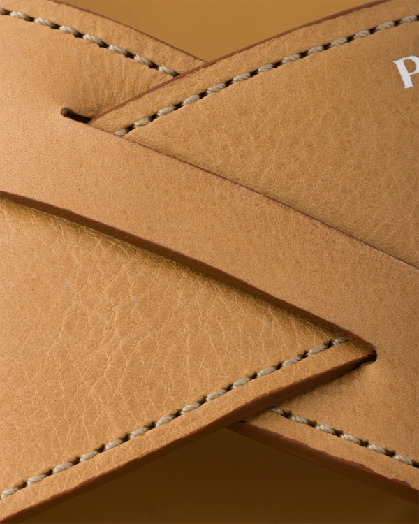 Sandales en cuir - Naturel Sandales en cuir - Naturel