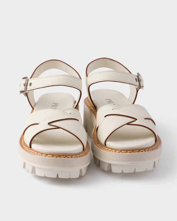 Leather sandals - Chalk White Leather sandals - Chalk White