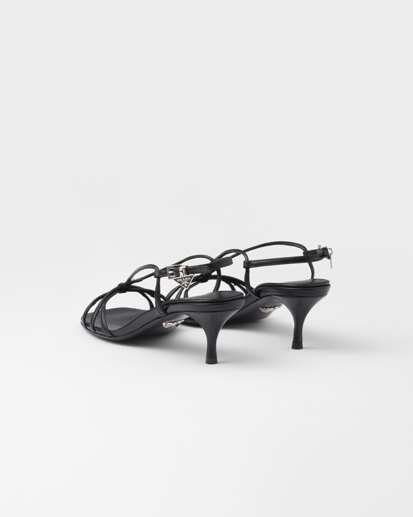 Heeled leather sandals Heeled leather sandals