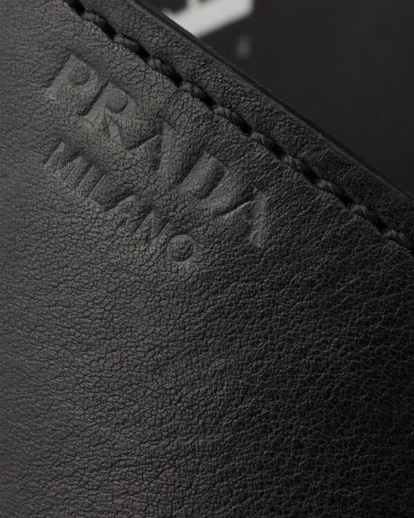 Crisscross leather platform sandals - Black Crisscross leather platform sandals - Black