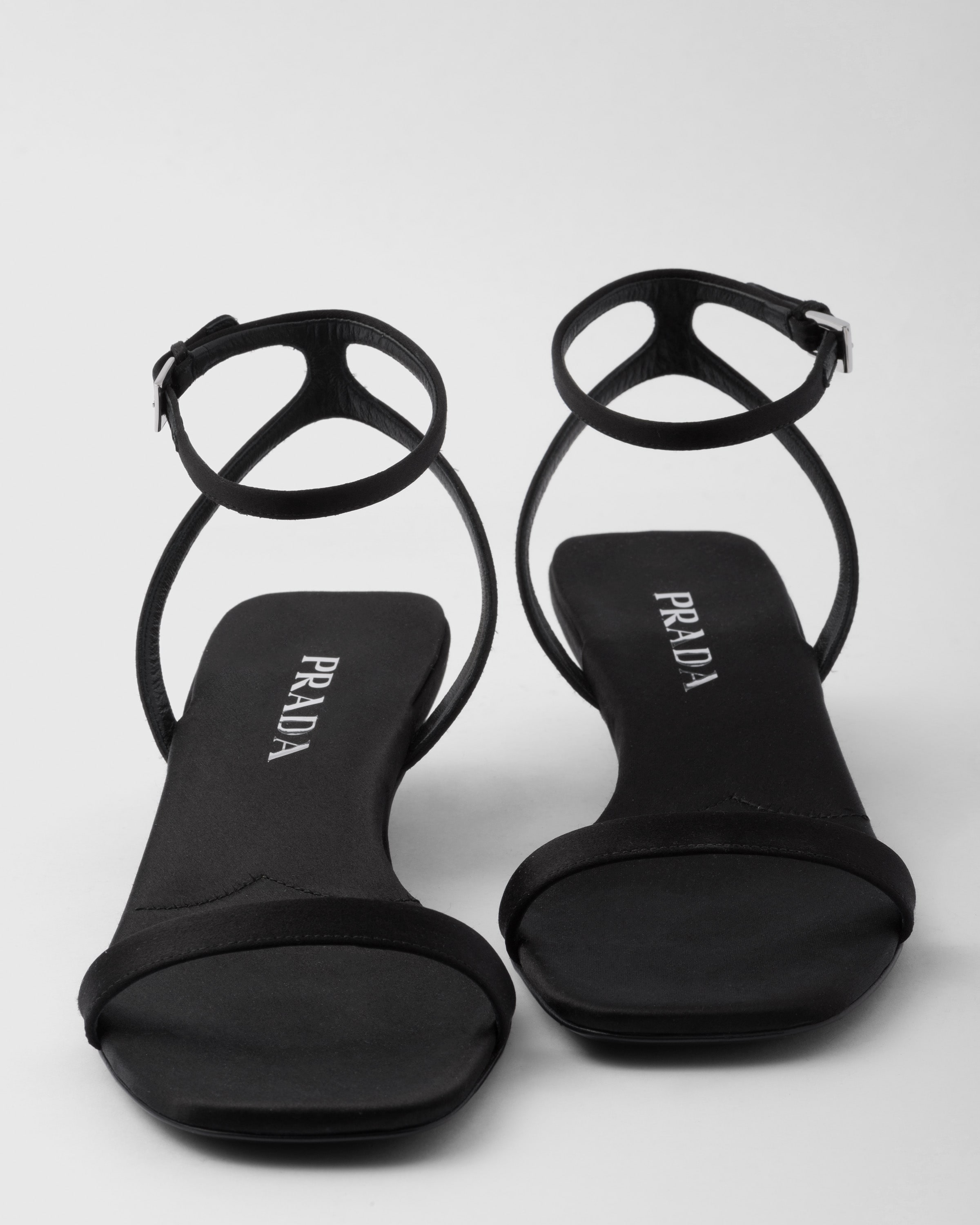 Prada satin sandals clearance