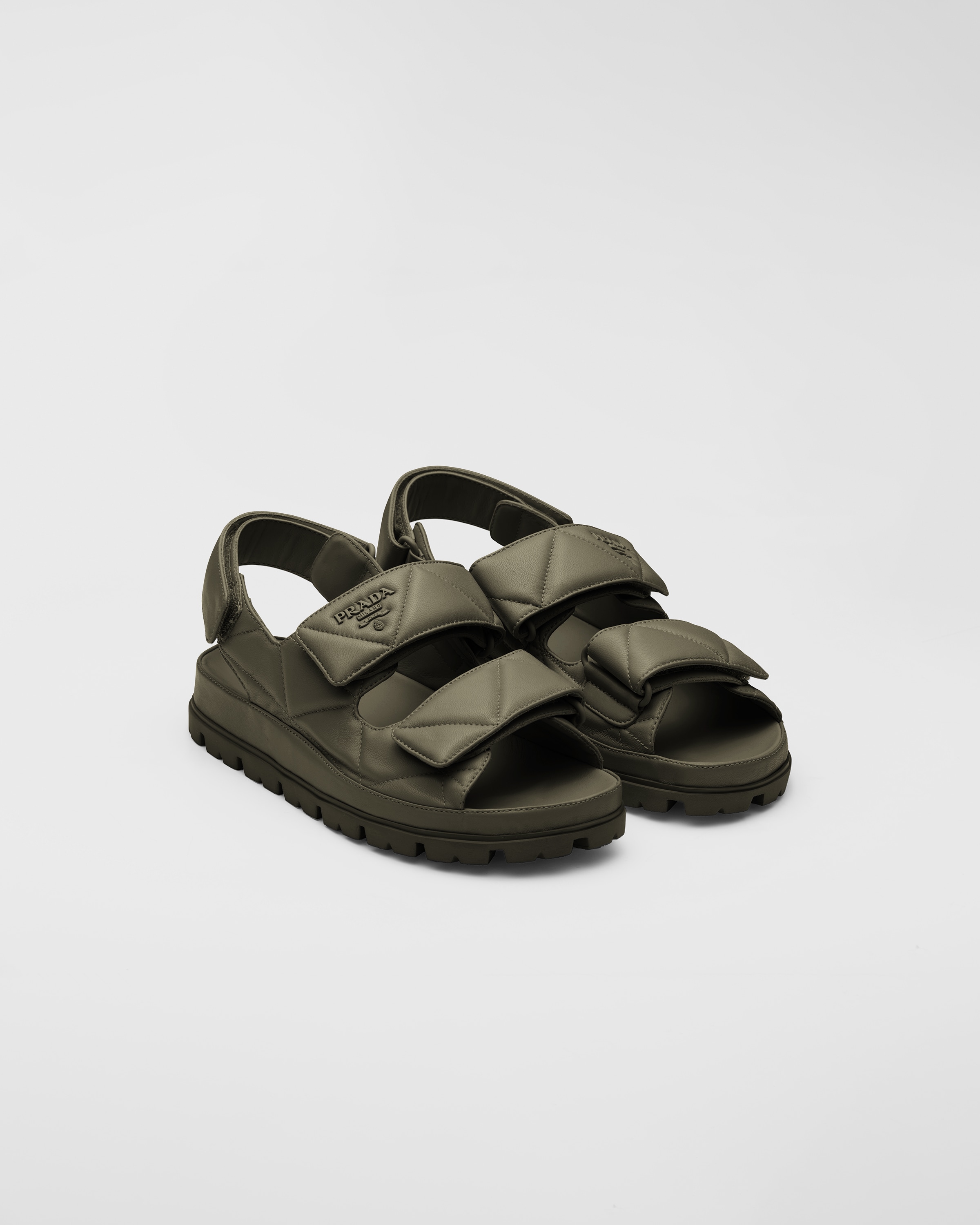 Prada best sale green sandals