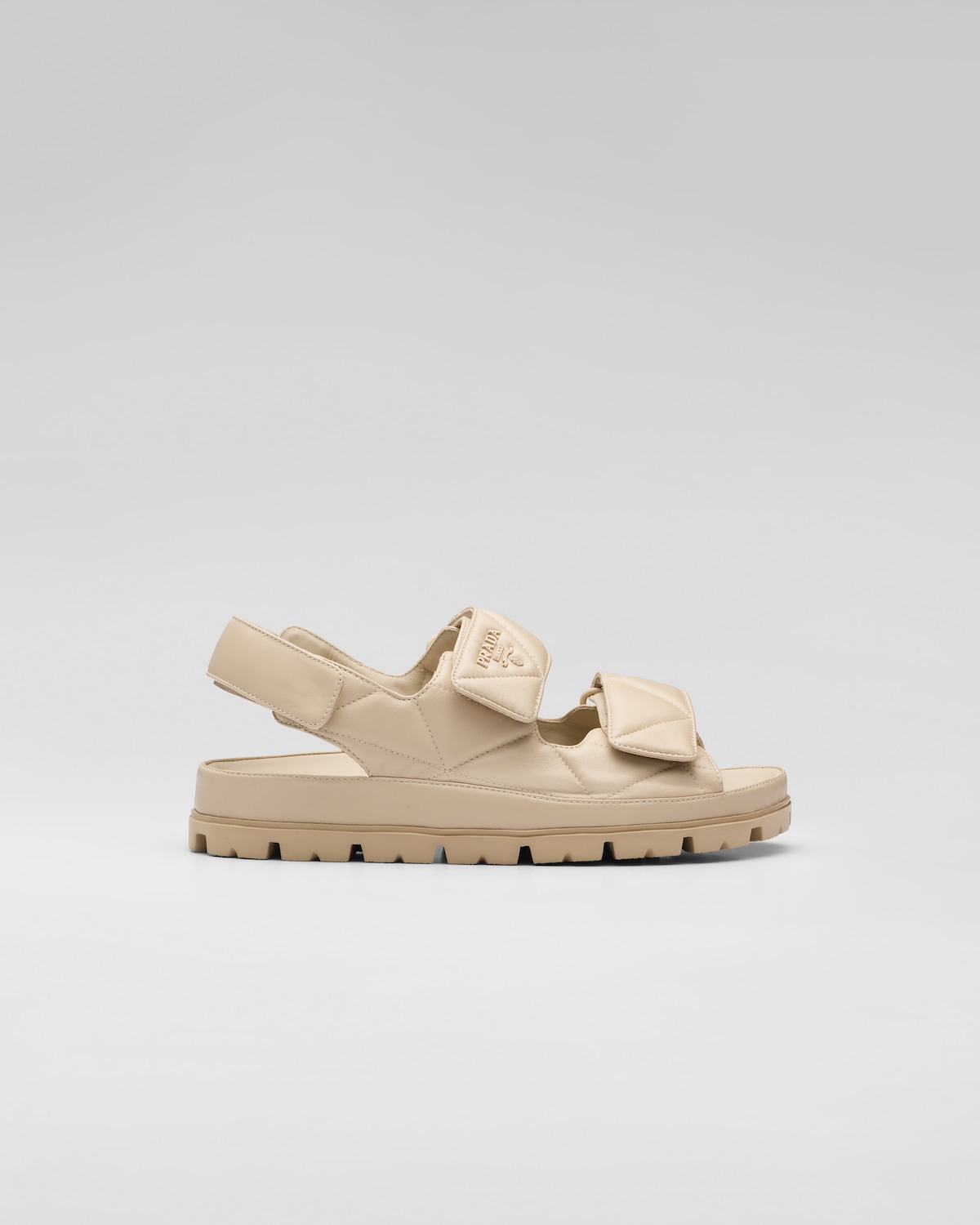 prada padded nappa leather sandals