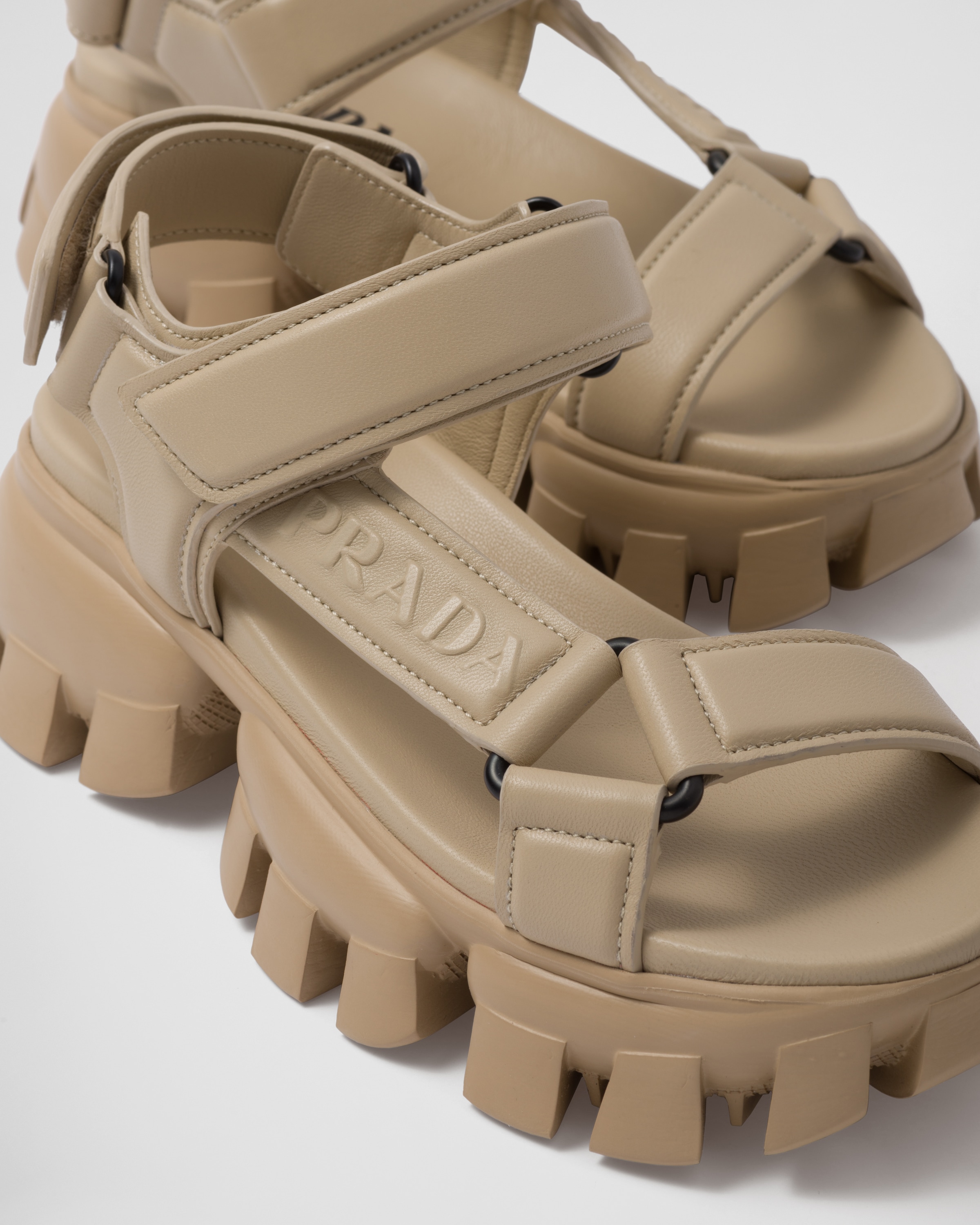 Prada beige sandals online