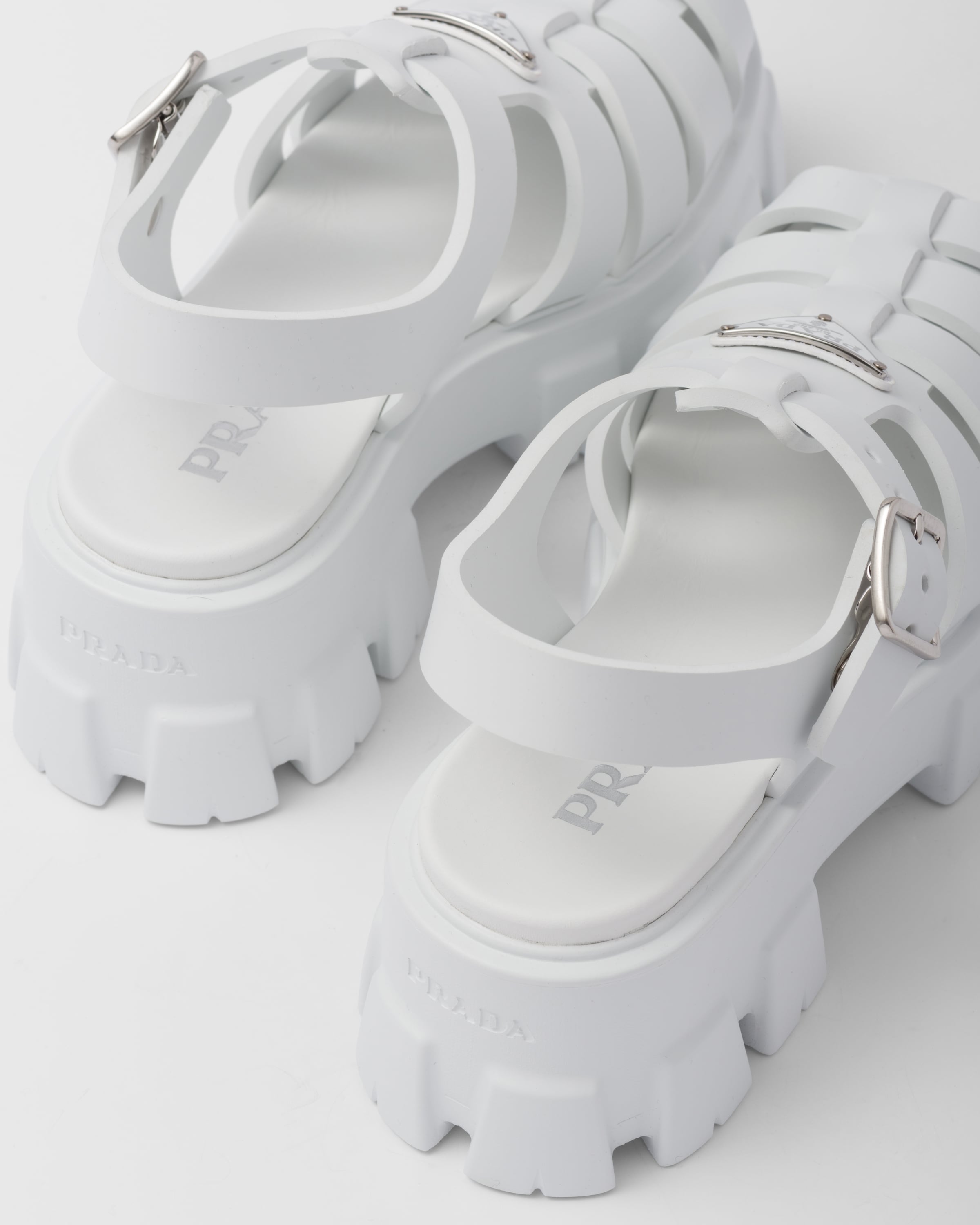 White best sale plastic sandals