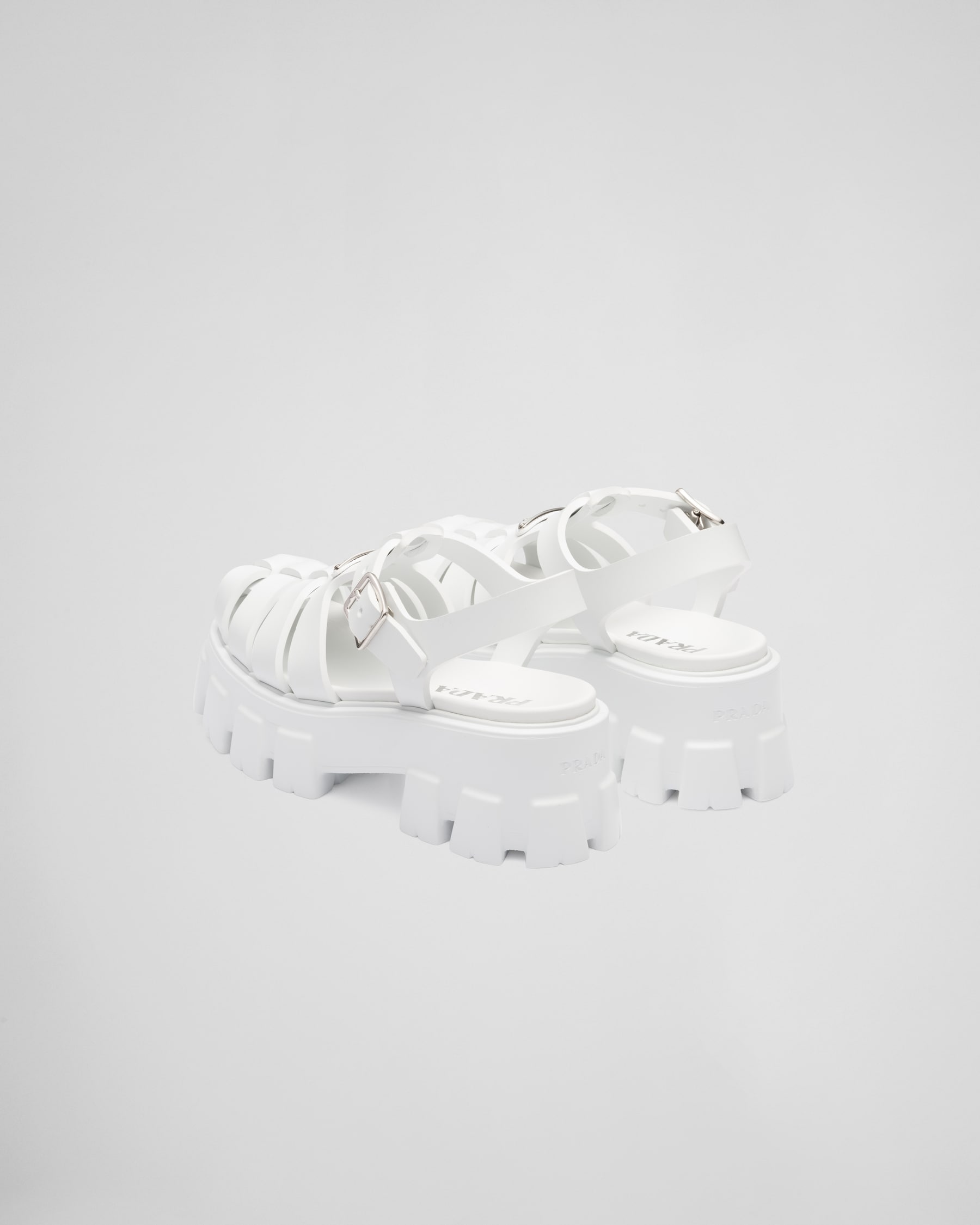 Pra Rubber Monolith Sandals Black main image 1