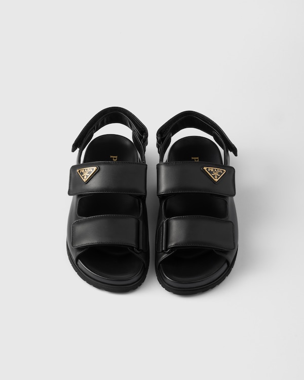 Sandali in nappa - Nero Sandali in nappa - Nero