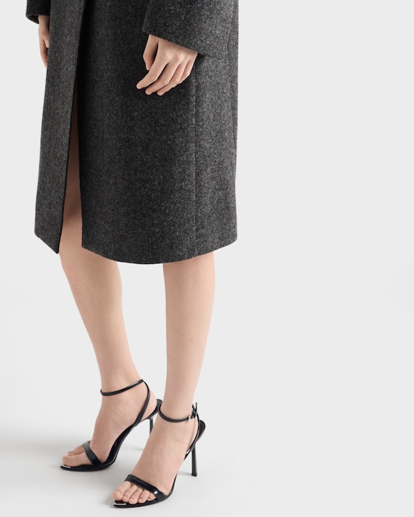 Brushed leather sandals Brushed leather sandals