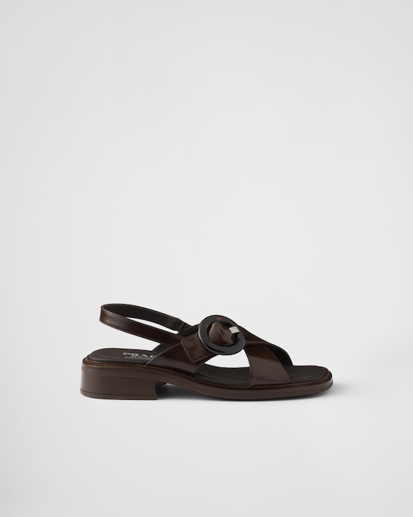 亮面皮革凉鞋带搭扣 亮面皮革凉鞋带搭扣