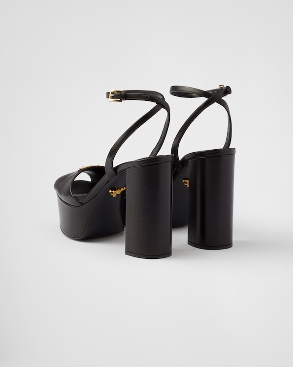 Nappa leather platform sandals Nappa leather platform sandals