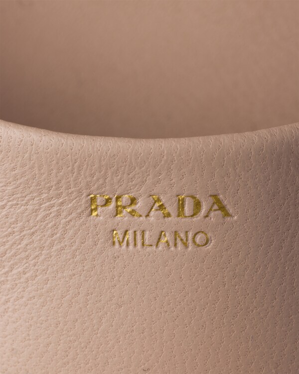 Nappa leather platform sandals - Powder Pink Nappa leather platform sandals - Powder Pink