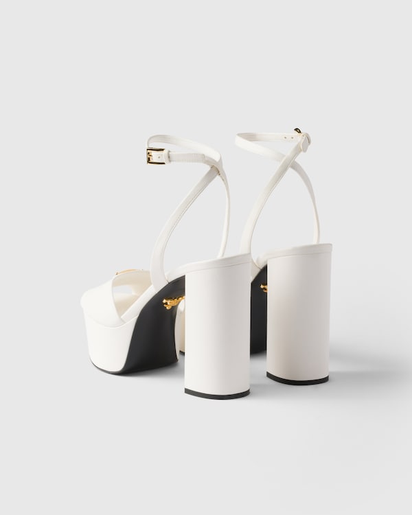 Nappa leather platform sandals Nappa leather platform sandals