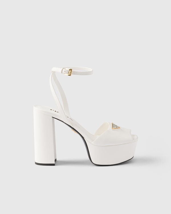 Nappa leather platform sandals Nappa leather platform sandals