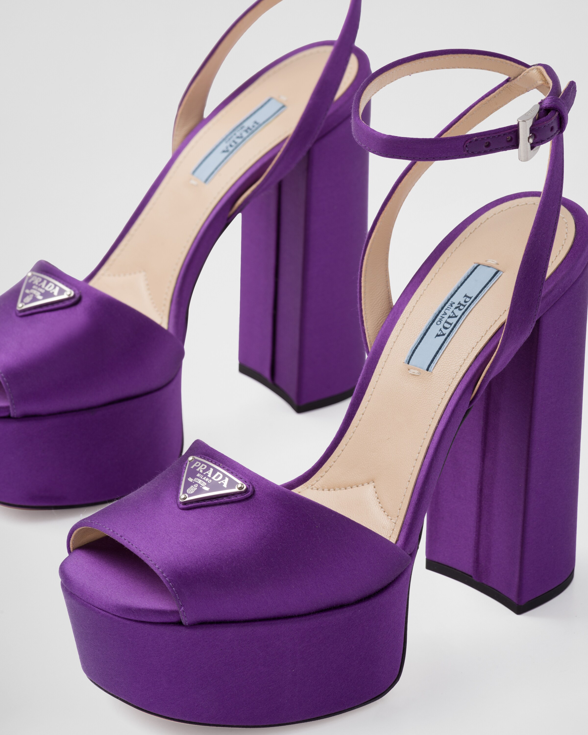 Prada purple heels clearance