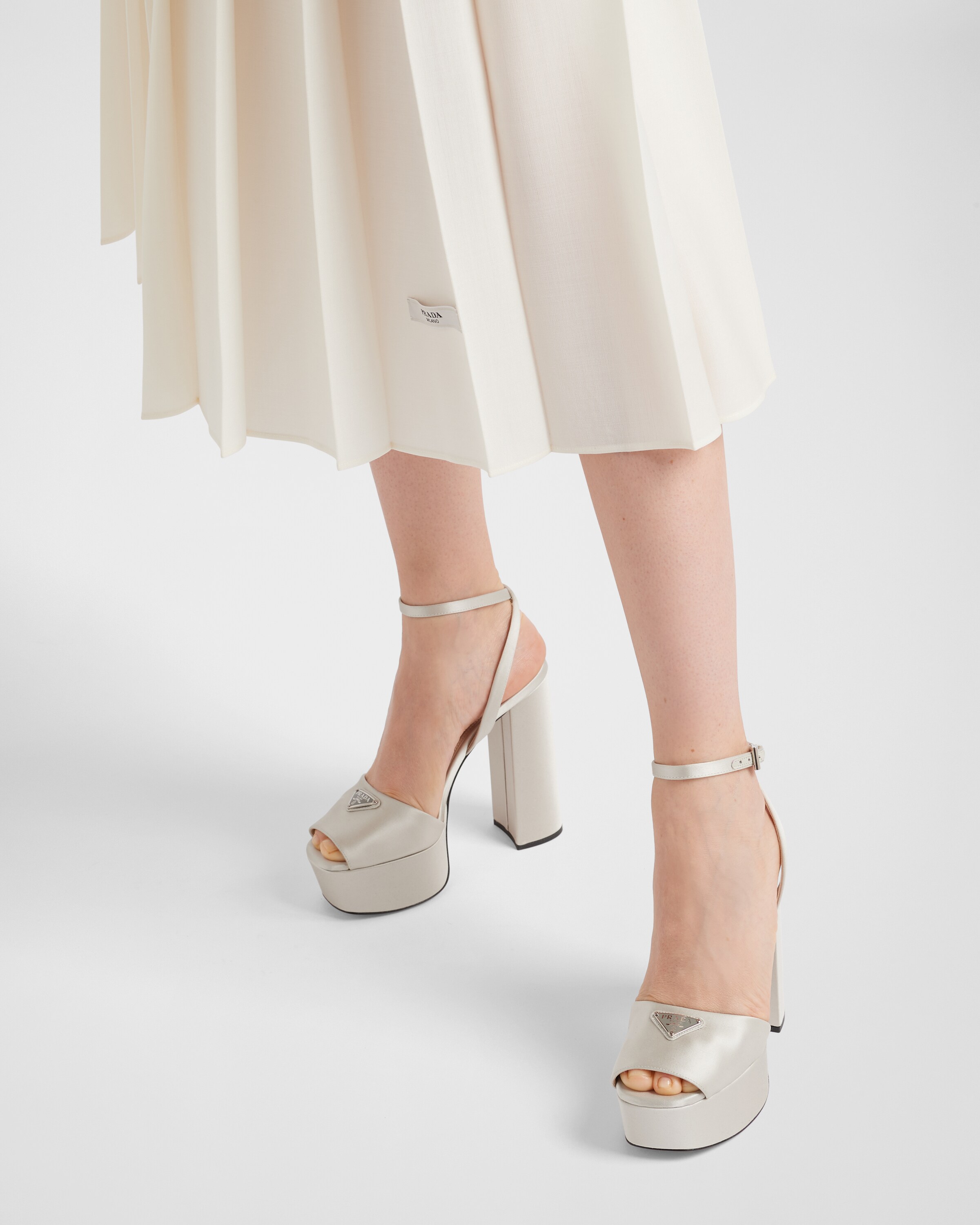 Prada high heel sandals clearance