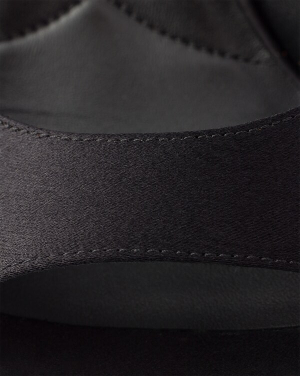 Satin platform sandals - Black Satin platform sandals - Black