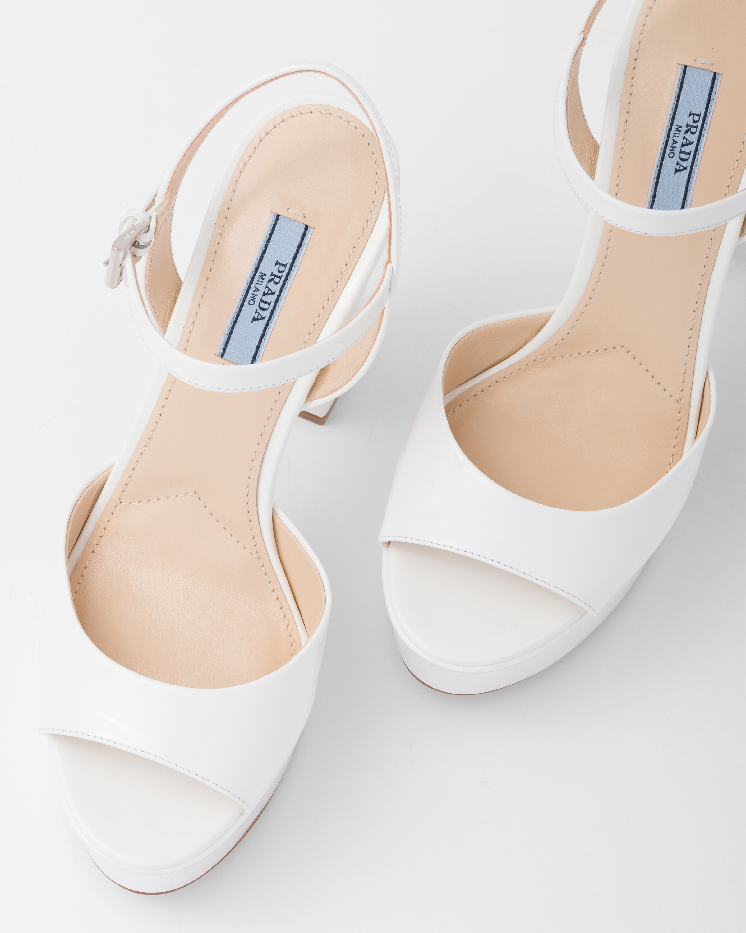 Prada deals patent sandals
