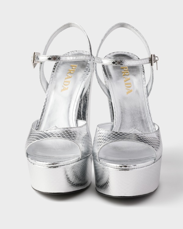 Mordoré Ayers platform sandals - Silver Mordoré Ayers platform sandals - Silver