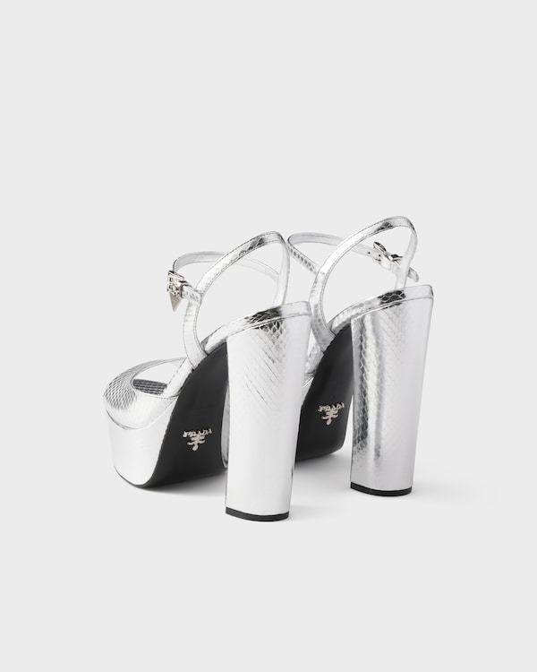 Mordoré Ayers platform sandals - Silver Mordoré Ayers platform sandals - Silver
