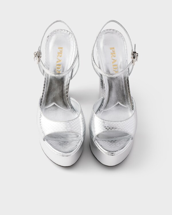 Mordoré Ayers platform sandals - Silver Mordoré Ayers platform sandals - Silver