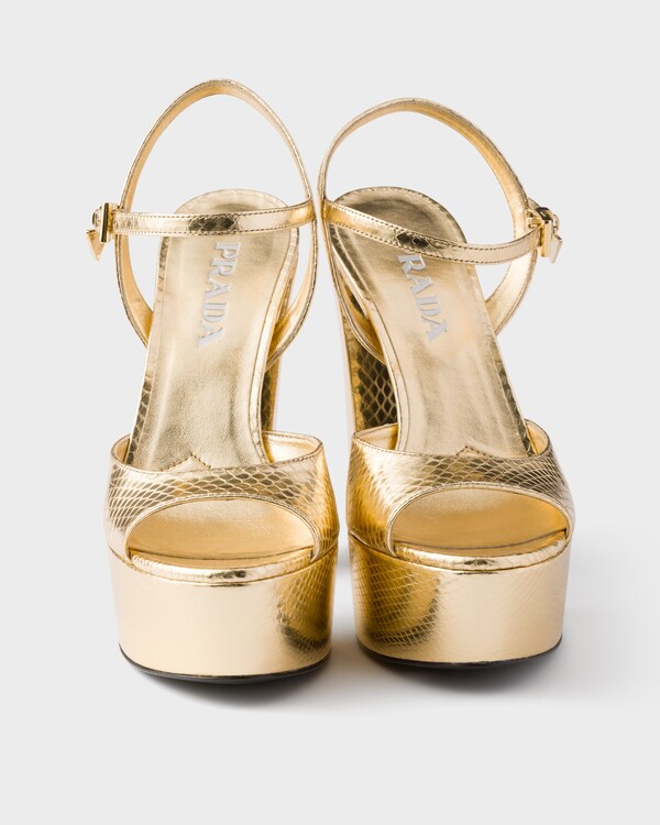 Mordoré Ayers platform sandals - Platinum Mordoré Ayers platform sandals - Platinum