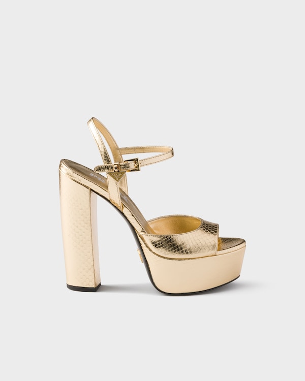 Mordoré Ayers platform sandals - Platinum Mordoré Ayers platform sandals - Platinum