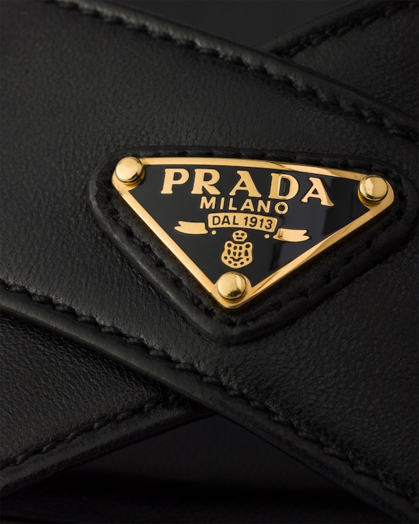 Nappa leather platform sandals - Black Nappa leather platform sandals - Black