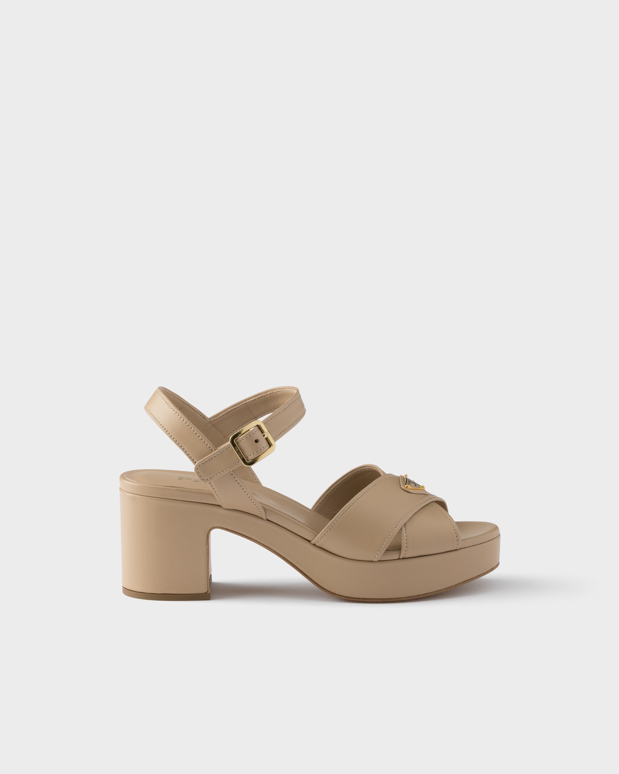Prada Nappa leather platform sandals
